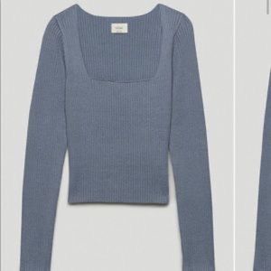 Aritzia Leighton Square Neck Sweater
